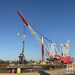 Clyde 32-E 70-Ton Crane on 160' x 52' x 12' Barge