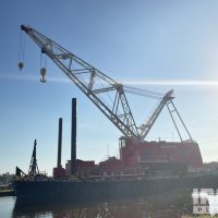 1967 Dravo 37 100-Ton Floating Crane on 140’x70’x12′-6″ Barge - Image 5