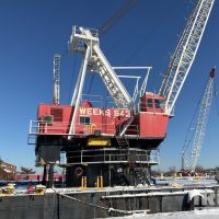 Clyde 28 80-Ton Crane on 130’ x 60’ x 11’ Barge - Image 5