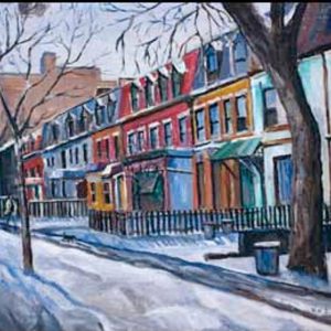 Houses North of Queen Street - Toronto