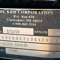 2003 KBH Corporation fertilizer tender trailer - Image 47